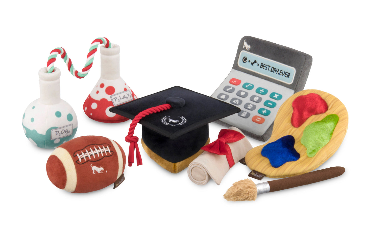 P.L.A.Y. Back To School Puppy's Palette Plush Dog Toy